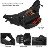 Riñonera táctica multifunción para hombre, bolso de nailon para hombro, senderismo, teléfono móvil, deportes, camuflaje de alta capacidad, novedad - details 4
