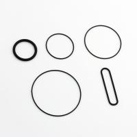 Conectores De Circulo Geométrico Hueco En Metal De Cobre Para El Dibujado De Joyas DIY 6 Piezas Pintura Negra De Spray Charms - details 5