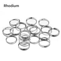 200pcs Anillos Abiertos Para Llaveros Con Doble Anillo Círculo Portador Conectores De Metal Para Joyería Y Manualidades - details 5