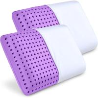 Almohada De Memoria Con Lavanda Para Dormir Almohada Refrescante Con Soporte Para El Cuello Y Los Hombros Infundida Con Aceite Esencial De Lavanda - details 2