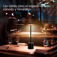 Lámpara De Mesa LED Táctil Recargable Luz Nocturna Para Escritorio Decorativa Para Restaurante Hotel Bar Bedroom Moderno - details 5