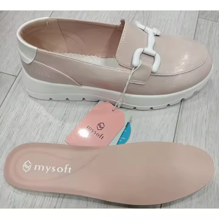 My soft 260 zapato mocasin plano o mini cuña ,plantilla extraible súper cómodos,plantilla menory - 1