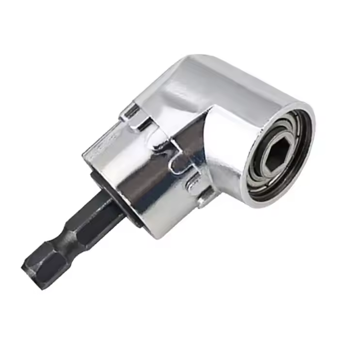 Adaptador De Agujero Para Destornillador De Ángulo Derecho 105 Grados 1/4 Hexagonal Magnético Soporte Para Herramientas Eléctricas - 1