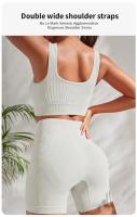 Conjunto Yoga Sin Costuras Top y Shorts Elástico Secado Rápido VIVAVIA - details 3