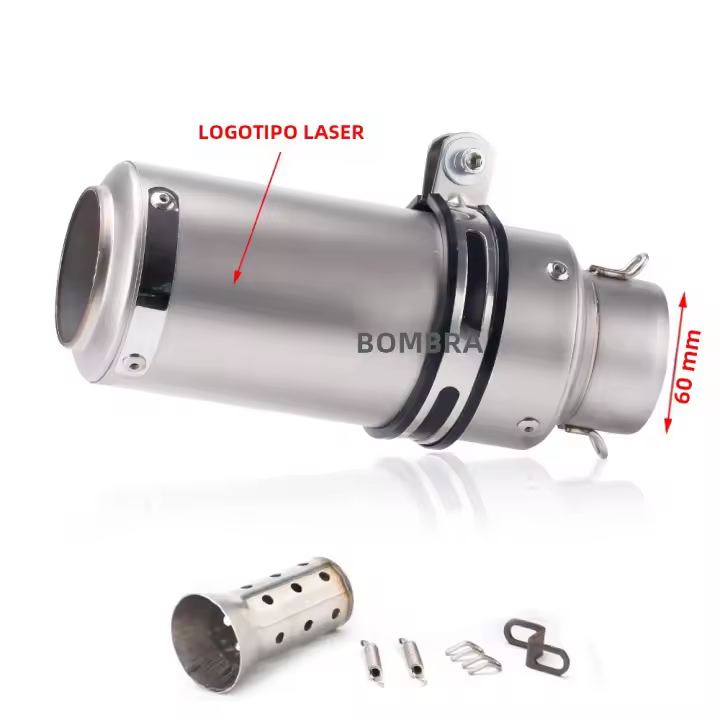 Muffler De Fibra De Carbono DB Killer Para Motocicleta Universal 51/60mm Compatibles Con Z900 R3 R25 MT07 MT09 R1 Z400 Z650 - 1