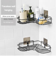 Rack De Acero Para Cocina Y Baño Resistente Almacenamiento En Esquina Durable Estructura Triangular Para Organizar Espacio - details 3