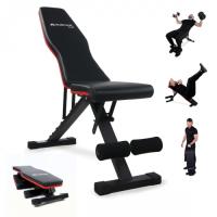 Banco de musculación Plegable Mobiclinic FlexFit Máx. 200kg Asiento y respaldo regulable Multifunción Banco de pesas Entrena Cuerpo en casa completo Resistente y estable Gym Fitness Banco abdominal - details 6