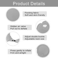 Almohada De Viaje Inflable En Forma De U Soporte Cervical Portátil Para Descanso Comfortable Almohada De Cola De Caballo Para Cervical - details 5