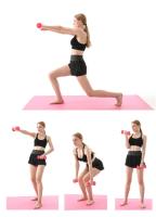 Mancuernas para mujeres / Fitness femenino Para uso，doméstico / Equipo casero，Equipo de fuerza para hombres，Fundición de hierro (hierro fundido)，Para principiantes / Nivel básico，Entrenamiento de brazos - details 0
