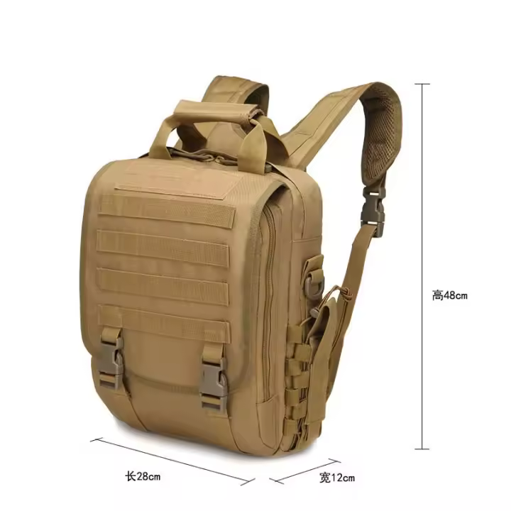 Mochipa táctica de camuflaje para aficionados militares, Bolso de hombro para tableta, mochipa - 1