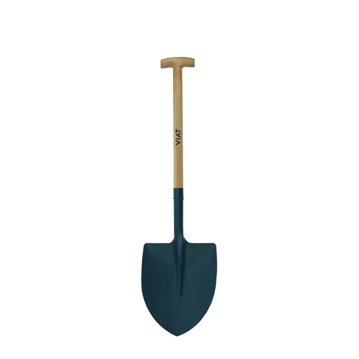 Pala punta con mango muleta, para cavar y recoger escombro. vt5013m viat - 1