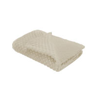 Manterol - Manta plaid de sofá de terciopelo con burbujas colores lisos. Tejido extra suave y mullido, ideal para los meses de entretiempo e invierno. - details 2