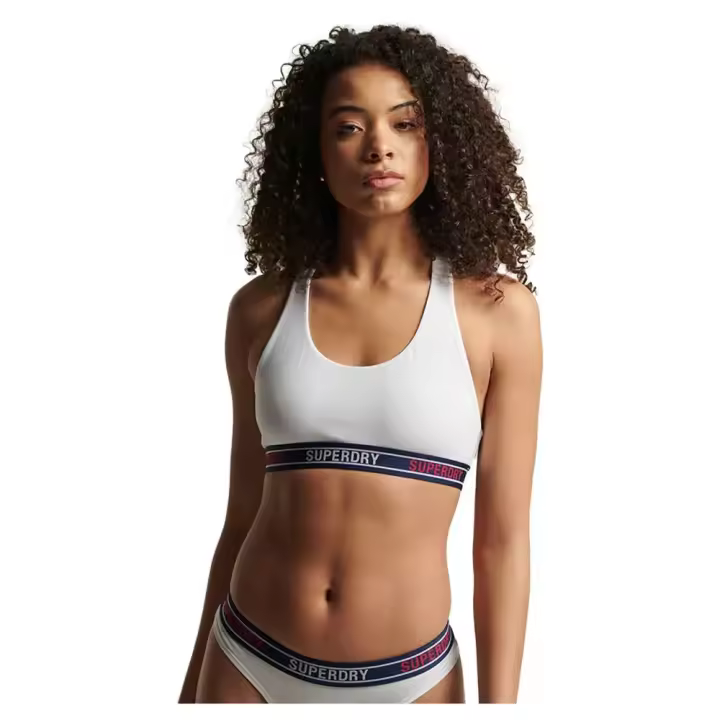 Superdry Sujetador Multi Logo Crop Lette - 1