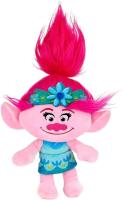 TROLLS  - World Tour Reina Amapola - ¡Es un peluche muy suave y blandito!  Mide 18 cm  - Coleccionable - Regalo original - Recomendado mayores de 3 años - details 0