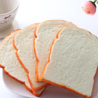 Jumbo Squishy Scented Miniatura De Pan Tostado Suave Para Niños Juguete Cojín De Mano Decoración De Casa 14CM Figura De Cocina Moderna - details 1