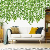 2.1M Artificial Hanging Plant Fake Vine Ivy Leaf Greenery Garland Para Decoración De Jardín Valla Exterior Bodas Fiestas Domésticas - details 1