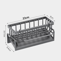 Estante De Acero Para Cocina Con Forma De Cabeza De Dragón Rack De Almacenamiento Para Enjuagues Y Paños De Limpieza En El Fregadero - details 0