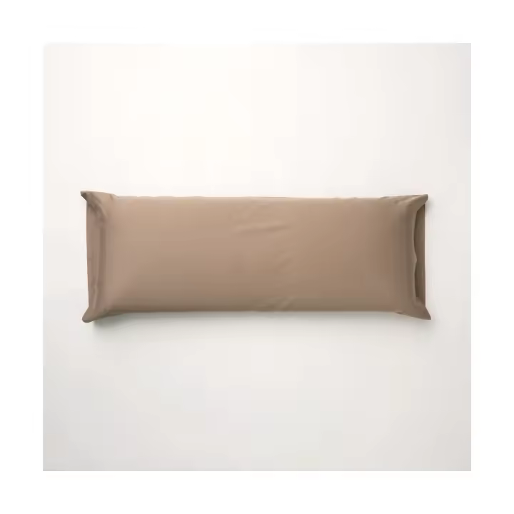 BL Belum - Funda de Almohada Satén 300 Hilos Greige - Suavidad Excepcional - 1