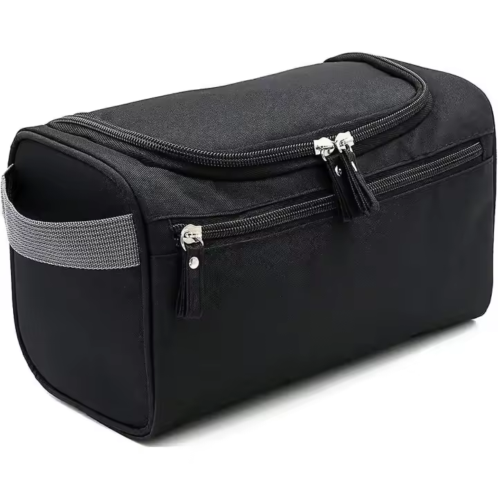 Neceser para hombres y mujeres, Bolsa de ASEO impermeable Kit de regalo cosmético organizador con Gancho y mango para Viajes Gimnasio Negocios y vacaciones (Bla) - 1