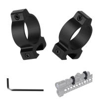 2pcs Anillos De Montaje Para Ópticas De Caça Con Diâmetro De 30mm Base Attachável Picatinny De 20mm E Dovetail Acessórios De Flashlight - details 0