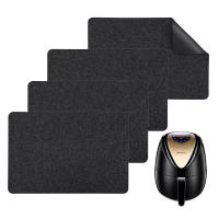 Alfombrilla Protectora De Encimera Para Fryer De Café Resistente Al Calor Antideslizante Accesorio De Cocina Silicona Rectangular Moderno - details 2