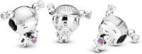 Joyería PANDORA Charm de plata de ley con forma de niña，Incluye Caja Original - details 0