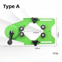 Allsome Localizador De Agujeros De Tijera De Vidrio 4-83mm Con Cabeza De Succión Y Guía De Perforación Para Mármol Y Diamante Ajustable Herramienta De Perforación Para El Hogar - details 2
