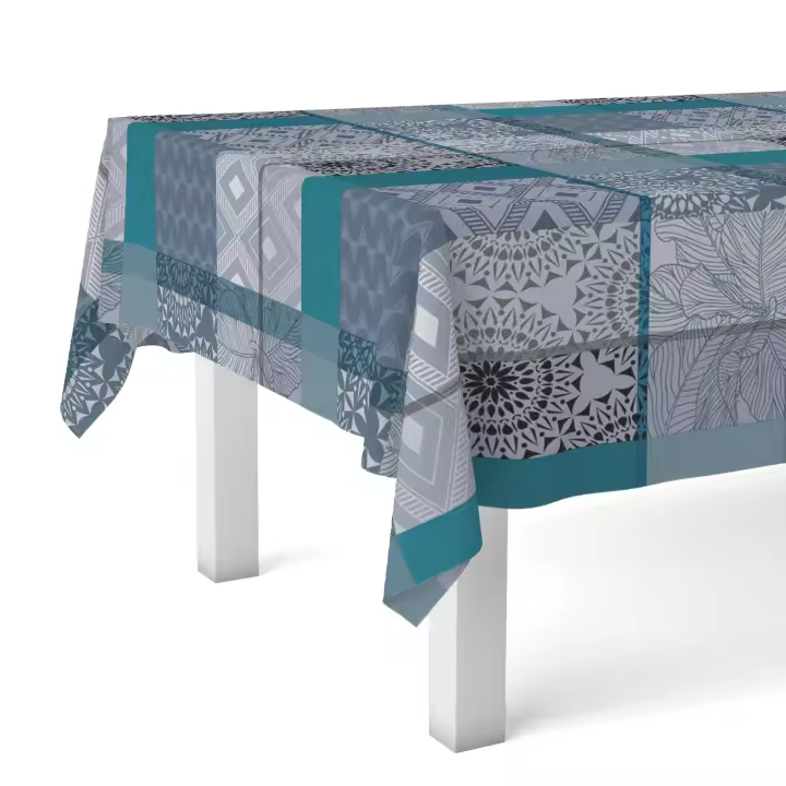 Valentia Home Mantel Hule Empo  Mantel Estampado Antimanchas  Mantel Repelente de Agua  Mantel Protección Mesa  Mantel al Corte para Comedor o Cocina  Varios tamaños  Mantel Rectangular y Redondo al Corte - 1