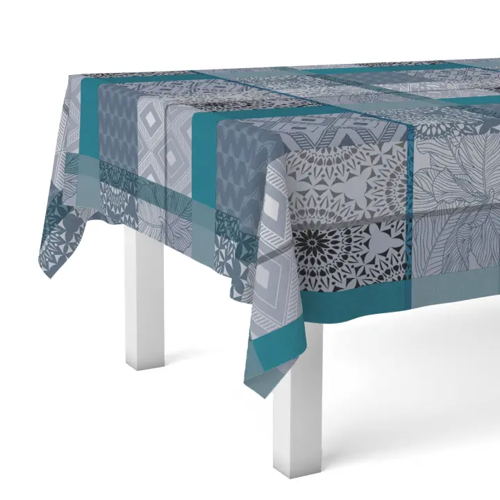 Valentia Home Mantel Hule Empo  Mantel Estampado Antimanchas  Mantel Repelente de Agua  Mantel Protección Mesa  Mantel al Corte para Comedor o Cocina  Varios tamaños  Mantel Rectangular y Redondo al Corte - 1