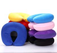 Almohada De Viaje En Forma De U Para Cuello Con Partículas De Microbolas Suave Y Cómoda Para Coche Avión Uso Doméstico Y Externo Textil - details 0