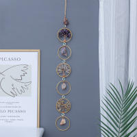 Colgante De Soñador Siete Anillos Colgante De Sol De Cristal Colorido Arcoíris Decoración Para Ventana Interior Coche Jardín Regalo - details 10
