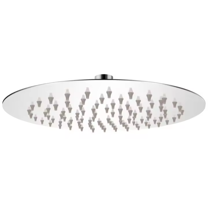 vidaXL Alcachofa de ducha redonda efecto lluvia acero inoxidable 20 cm - 1