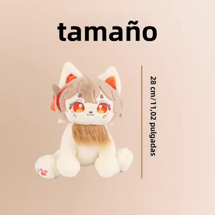 Juguete De Peluche Lindo Meow 28 Cm/11.02 Pulgadas Juego Genshin Impact Animal De Peluche Para Niños Regalo De Cumpleaños - 1