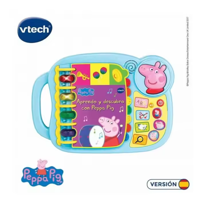 Libro de Peppa Pig electrónico interactivo de Vtech - 1
