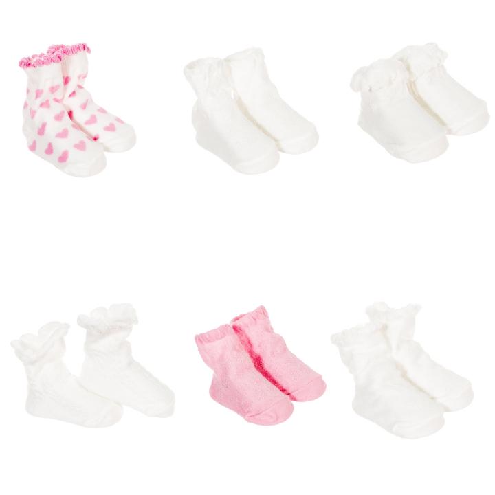 Le Petit Garçon-Pack 6 Calcetines Estampados 2002 para Niña