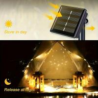 Luces De Cadena Solar LED 50-300 IP67 Impermeables Con Hilo De Cobre Para Jardín Decoración Navideña 8 Modos Luz De Navidad Twinkle - details 1