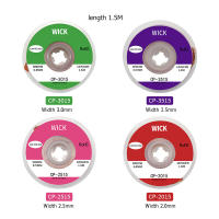 Malla De Desoldador 1.5M Bricio De Solder Eliminador De Soldadura Herramienta De Reparación BGA Cable De Plomo Cordón De Cobre Con Flujo Para Soldadura - details 4