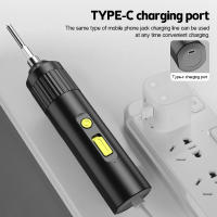 Mini Destornillador Eléctrico Portátil Inteligente Sin Cable Con Función Automática Herramientas De Poder Multifuncionales Con Bits Para DIY En El Hogar - details 7