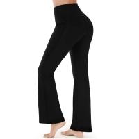 Pantalones De Yoga Para Mujer Con Cintura Alta Y Acolchados De Otoño E Invierno Estilo Hornudo Fleece-Lineado Pantalones De Fitness Y Deporte Slimming Para Modelar La Cadera - details 4