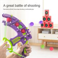 Juguete De Tiro Simulación De Juego De Mesa Para Niños Y Niñas Pistola De Bola Suave Juguete Interactivo Para Padres Y Hijos - details 3