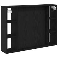 Espejo de LED vidaXL - Roble Negro - 76x15x55 cm - Hecho de Madera Elaborada - details 3
