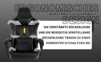 Silla de Orden ergonómico con soporte lumbar Negro - details 4