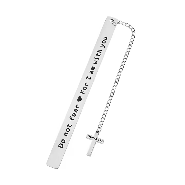 Marcador De Páginas Compacto Y Sencillo Con Colgante Regalo De Cumpleaños Para Estudiantes O Día Del Maestro Apto Para Oficina Diaria Material Metálico Diseño Geométrico - 1