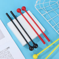 2pcs/set De Palmas De Batería De 20cm Para Adultos Y Niños Mallets De Goma Y Plástico Instrumentos De Ritmo - details 8