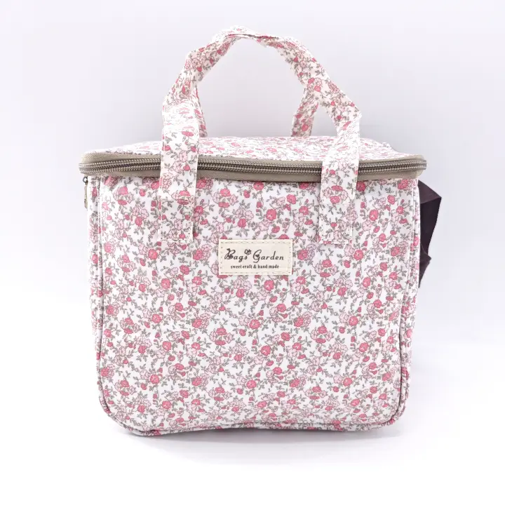 Bagsgarden Bolso nevera Impermeable con flores - 1