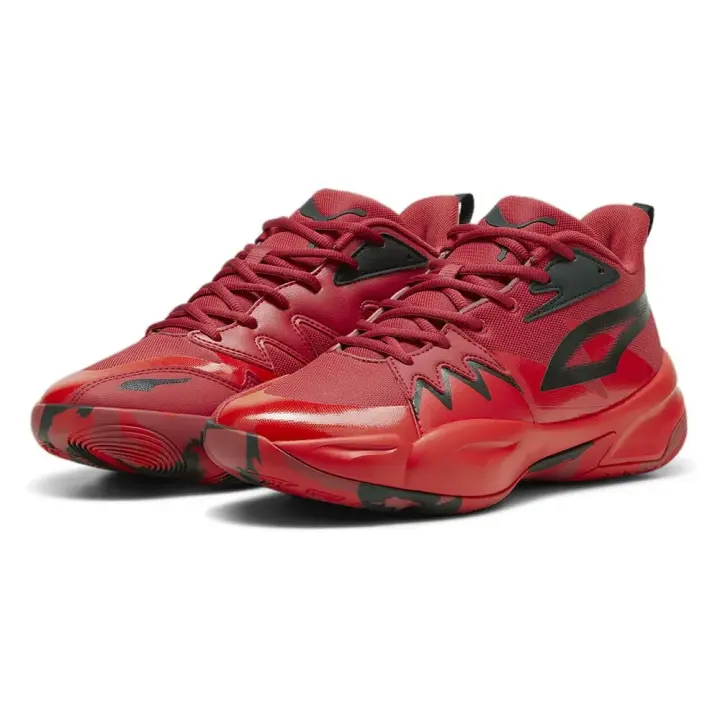Puma Zapatillas De Baloncesto Genetics Rojo Unisex Adulto - 1