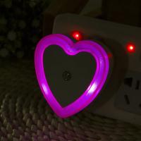 Luces Nocturnas LED En Forma De Corazón Sensor Sin Cable EU/US Plug Para Dormitorio Sala De Estar Habitación De Bebé Iluminación Ecológica - details 11