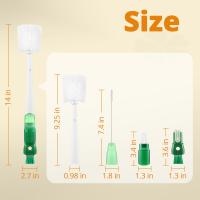 Cepillo De Limpieza Para Botella De Agua 4 En 1 Con Mango Longitudinal Desmontable Herramienta De Limpieza De Cocina Para Botellas De Bebé Y Tapas De Sippy Cup - details 6
