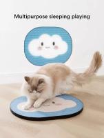 Nuevos Juguetes Para Gatos Nubes Azules De Dibujos Animados Tablero De Rasguñado Adhesivo Protección De Muebles Resistente Al Desgaste Y Uso Sustentable Para Mascotas - details 3