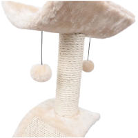 Claro Brillante Rascador para gatos de tamaño mediano Cama y mueble para mascotas  Diseño de plataforma de salto Permite trepar y saltar Resistente y robusto Fabricación cuidadosa Tela de felpa suave  Tacto suave y delicado Suave y no irritante Rascador p - details 1
